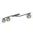 Emibig Ceiling Light Naton Steel Black | Suitable for 3x E14 - Max 10W
